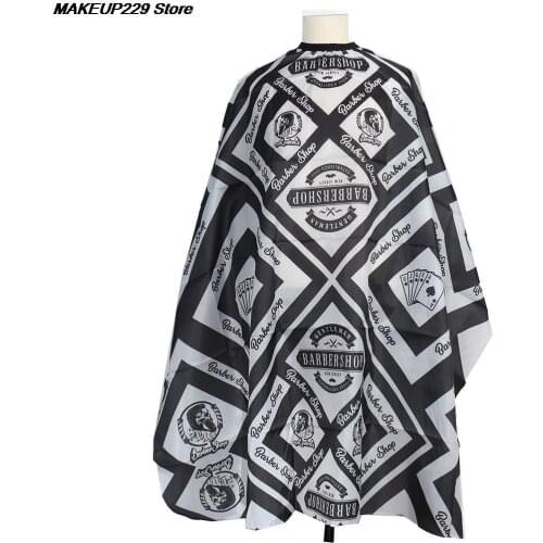 Haircut Hairdressing Barber Cloth Cuting Pattern Polyester Cape Hair Styling Design Supplies Salon Barber Gown Hot
