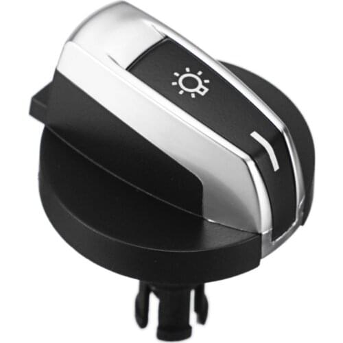 High Quality Car Headlight Rotary Switch Knob Buttons Cover Cap Trim For BMW 5/7 Series F01 F02 F03 F04 F07 F10 F11 F12 F13 F25