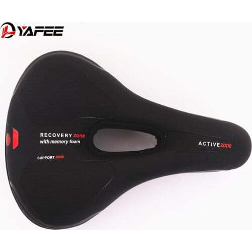 YaFee New Memory Sponge Bicycle Saddle Cushion Seat Breathable Soft Shockproof Road MTB Bike Saddle Parts Cycling seat