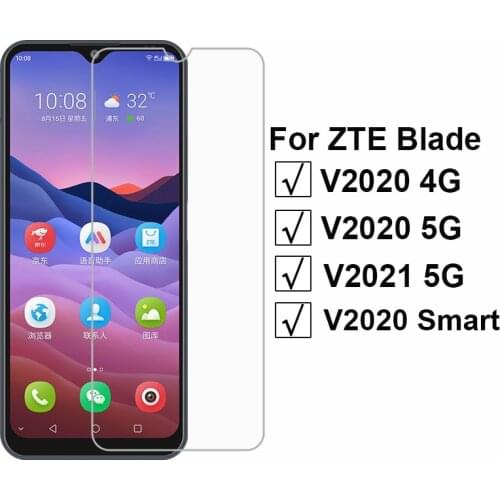 3-1PCS Protective Glass Cover For ZTE Blade V2020 V2021 5G V 2020 4G Tempered Glass for ZTE BLade V2020 Smart Screen Protector