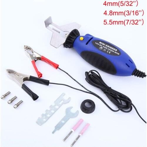 12V Chainsaw Chain Sharpener Grinder File Set Tool Electric Hand Saw Folding Saw Chain Accessories Garden Knife Sharpener Kit