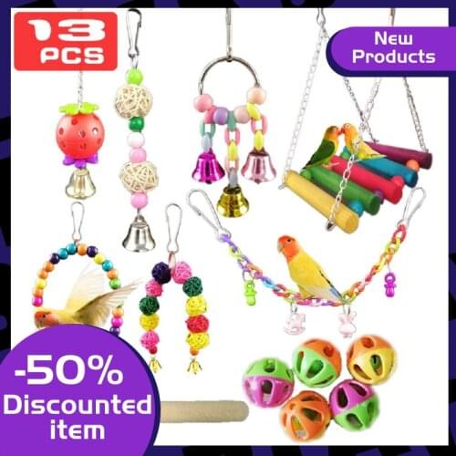 2021 Parrots Toys And Bird Accessories For Pet Toy Swing Stand Budgie Parakeet Cage African Grey vogel speelgoed parkiet