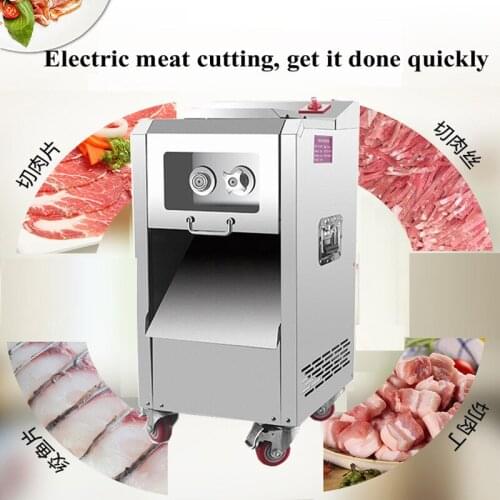 220V/110V Most popular Commercial Pork Beef Lamb Meat Cutter Stainless Steel Meat Cutting Machine