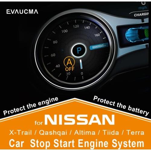 For Nissan X-Trail T32 Qashqai Terra Car Automatic Stop Start Engine System Off Device Control Sensor Plug Smart Stop Cancel
