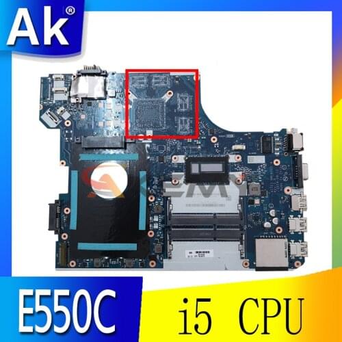 Free shipping) AITE1 NM-A221 Mainboard For Lenovo Thinkpad E550C E550 Laptop Notebook motherboard With i5 CPU 100% Fully Tested