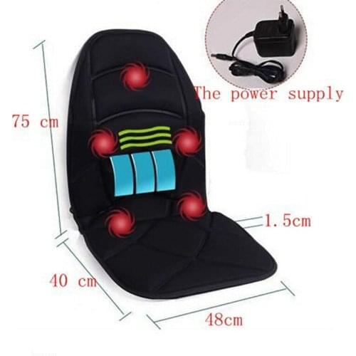 Free shipping 5 motors vibrating massager cushion, vibrating massager matress with 5 motors, far infrated heat massager