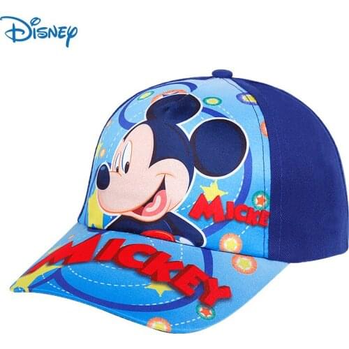 Disney Cartoon Mickey Minnie Children Hat Kids Boys Girls Baseball Cap Adjustable Casual Hat Sun Hat Suitable for 3-8 Years Old