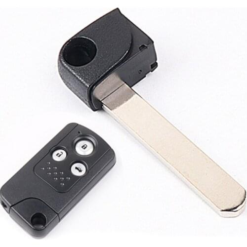 DAKATU Smart Prox Remote Control Car Key Emergency Insert Blank Blade FOB for Honda Accord CRV HON66