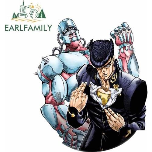EARLFAMILY 13cm x 11cm For JOJOLion Funny Car Decal Vinyl Material Car Stickers DIY Waterproof Campervan Laptop Decoration