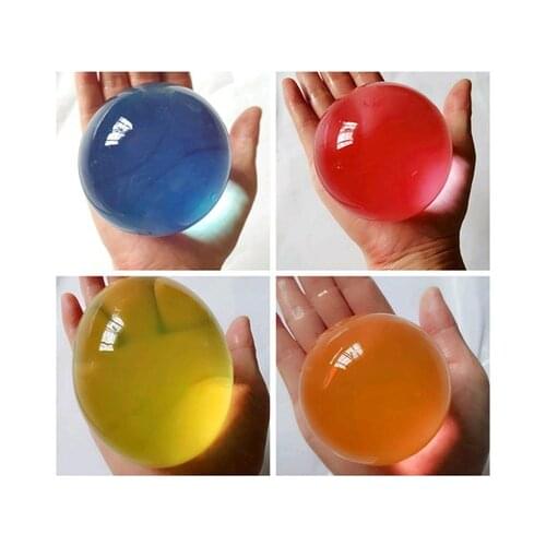 10-15pcs Large Hydrogel Pearl 10g Shaped Big 4-5cm Crystal Soil Water Beads Mud Grow Ball Wedding Growing Bulbs Childrens toys