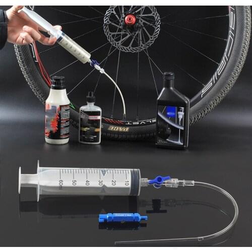 Cycling Bicycle Tubeless Tyre Sealant Injector Injection Tool Valve Core Removal Tool Bike Tubeless Tyre Sealant Injection Tools