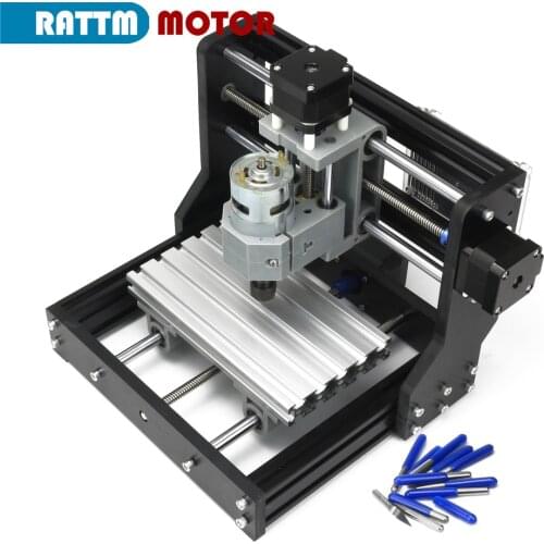 GRBL 1.1f control DIY user mini CNC laser machine 1610 Pro CNC working area 180x100x45mm 3 Axis Pcb Milling machine,Wood Router