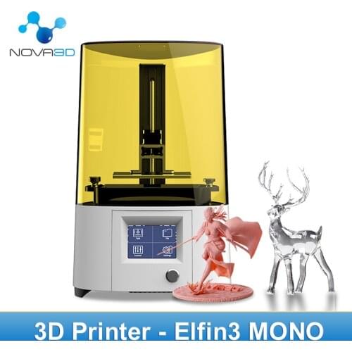 NOVA3D New Arrival Elfin3 Mini 3D Printer 5.5inch LCD UV Resin Printers 3D Printing WIFI APP Control 3d принтер impresora 3d