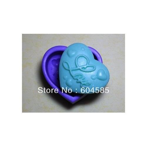 New Heart Shape Love Craft Art Silicone Soap mold Craft Molds DIY Handmade soap molds