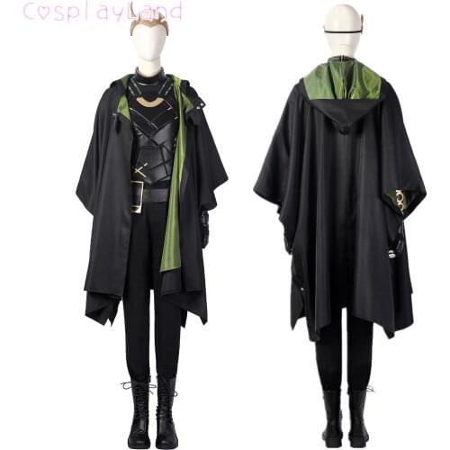 Newest Halloween Lady Loki Cosplay Costume Sylvie Outfit Adult Superheroine The Variant Battle Women Suit with Shoes