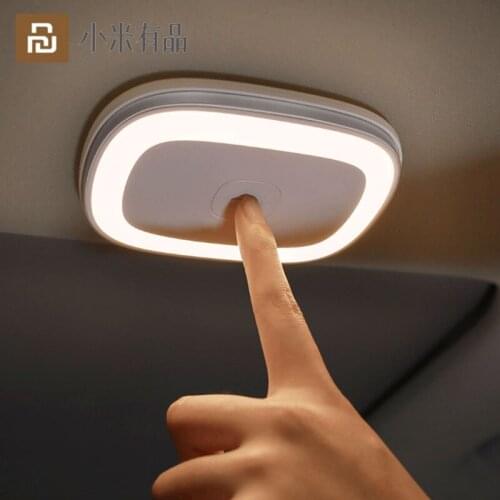 New Youpin LED Car Reading Light Night Light Atmosphere Light Touch Induction Strong Magnetic Absorption Stable Eye-protection
