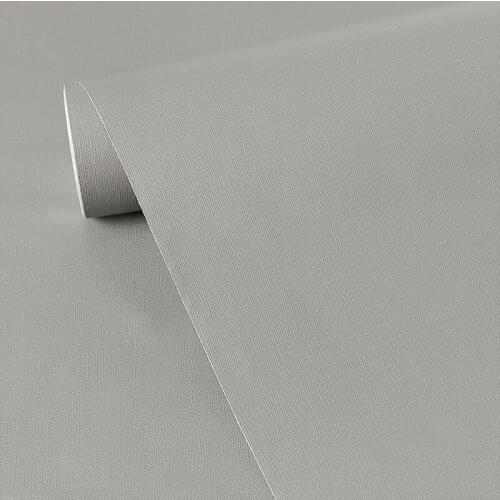 Solid Grey Wallpaper Self-Adhesive Peel And Stick Textured Vinyl Removable Thicken Papers For Cabinet Shelf Liner Wall Backdrop