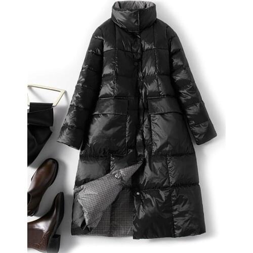 Coat Winter Female Brand 20% White Goose Down Jacket Women Clothes Korean Thick Warm Ultralight Down Parkas 222266