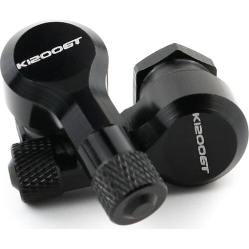 Motorcycle Front and Rear CNC Wheel Tubeless Tire Valve Stems 90 Degree 11.3mm Fit For BMW K1200GT