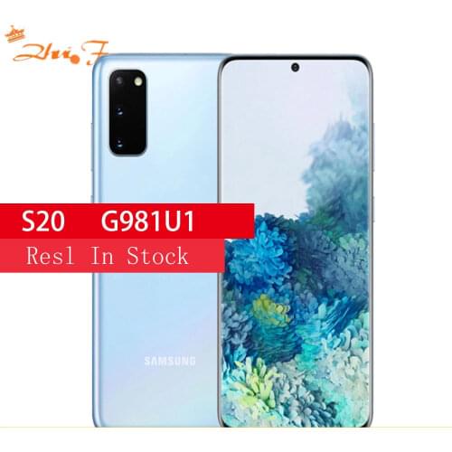 Samsung Galaxy S20 5G G981U G981U1 128GB 12GB Unlocked Original Mobile Phone Octa Core 6.2" Triple Cameras RAM NFC
