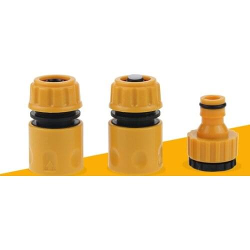 3 Pcs Garden Hose Connector Set End Connector car wash water pipe quickly water connection 4 points 6 points joint water gun