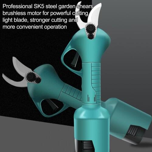 Electric Pruner Garden Rechargeable Pruning Shear Battery Efficient Fruit Tree Bonsai Pruning Branches Cutter