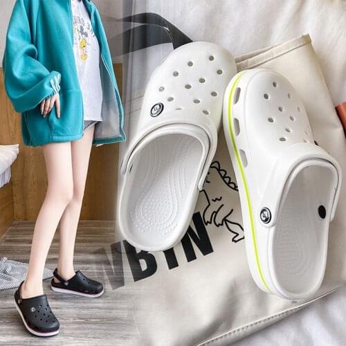 2021 Fashion Summer Hollow Out Unisex Women Couple Casual Slippers Non-slide House Outdoor Beach Sandal Flip Flops Slipper Shoes