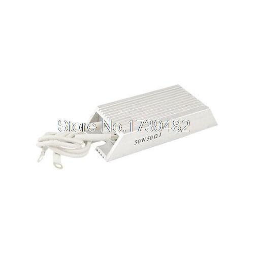 Aluminum Housed Solder Lug Terminals Braking Resistor 50W 50ohm