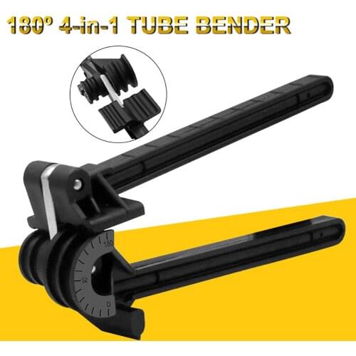 Pipe Tubing Bender Four-Slot Combination Multipurpose Pipe Bender Ventilation Systems Tube Bending Tool for Copper