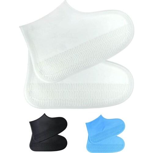 Waterproof Shoe Covers Shoes Accessories Dust Covers Cycling Rain Reusable Overshoes Silicone Latex Elastic Shoe Covers Protect