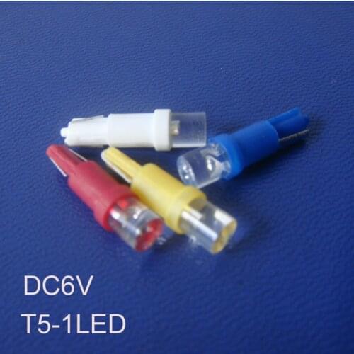 High quality,6V T5 Bulb,6.3v w3w,T5 led,T5 Indicator light,DC6V Led T5 light,T5 Signal light 6v,T5 Light,free shipping 10pcs/lot