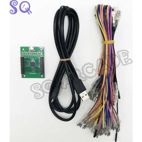 Xinmotek XM-10 PCB Arcade Controller DIY 2 Players USB With Wires Support PS3 PC Joystick Arcade Game Machine Accessories