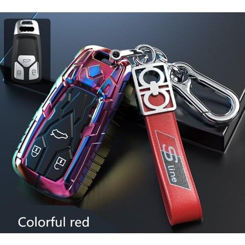 1 Pcs Car Key Cover Key Case For Audi Q2L Q3 S3 S5 S6 R8 Q7 Q5 Q5L Q8 S4 S8 A1 A3 A4 A6 A4L A5 A6L A7 A8 TT RS Accessories