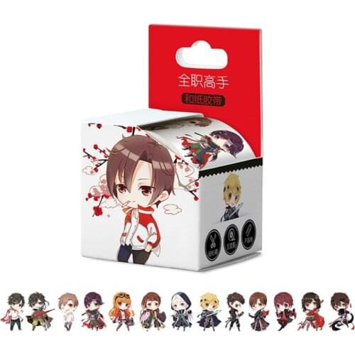 10 sets Anime The Kings Avatar Tape glory Wenqing Huang Shaotian Washi Tape Paper sticker 40mm x 5m toy gift