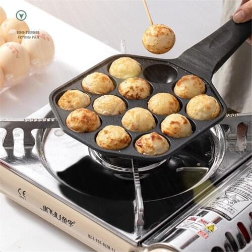 14 Cavities Takoyaki Pan Takoyaki Maker Octopus Small Balls Baking Pan Home Cooking Tools Kitchenware Supplies
