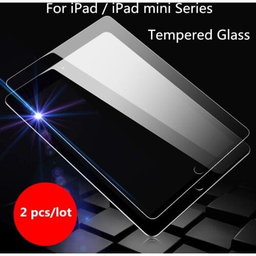 2pcs Screen Protector For iPad Air 10.2 2019 3 4 5 6 Pro 9.7 10.5 10.9 11 Tempered Glass Protective Film For iPad Mini 1 2 3 4 5