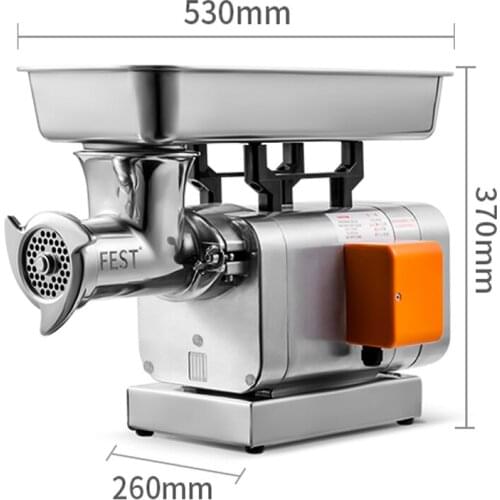 220V Multifunctional commercial desktop electric meat grinder high-power automatic mincing frozen meat vegetable mincer
