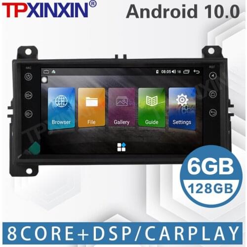6+128G For Jeep Grand Cherokee 2008-2013 Android 7 inch car radio bluetooth multimedia player GPS Navi Carplay Head Unit DSP