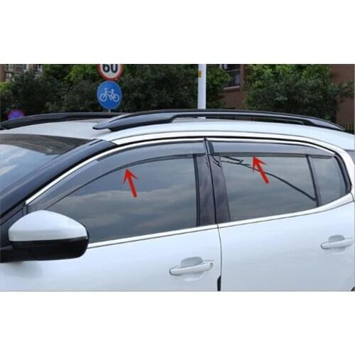 Acrylic material Car window rain eyebrow Shelter from the rain decoration strip car styling For Citroen C5 AIRCROSS 2017-2021