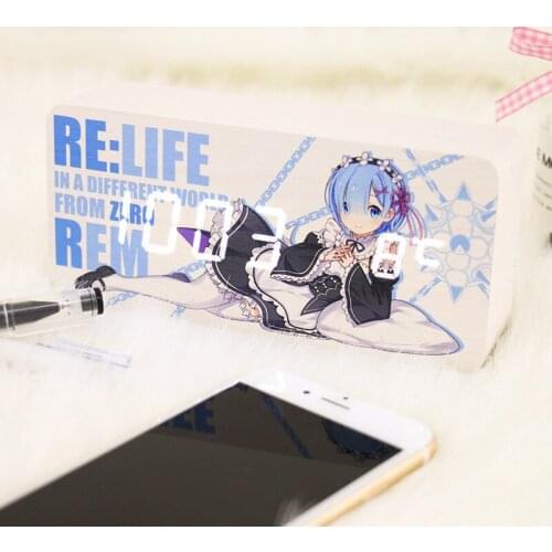 Anime Natsume Yuujinchou Sword Art Online Re: Life in A Different World From Zero Rem Sound-control Alarm Clock Kids Toys Gift