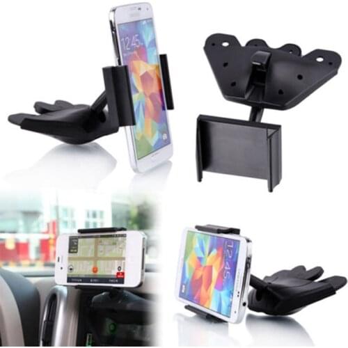 IQIHUI Car Mount Holder stand support stent CD Player Slot Cradle for Smartphone Mobile Phone Car ornament Universal