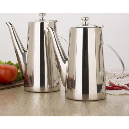 1.5/2L Family Accessories Stainless Steel Coffee Kettle Coating Long Mouth Spout Teapot Water Jug Home Kitchen Tool