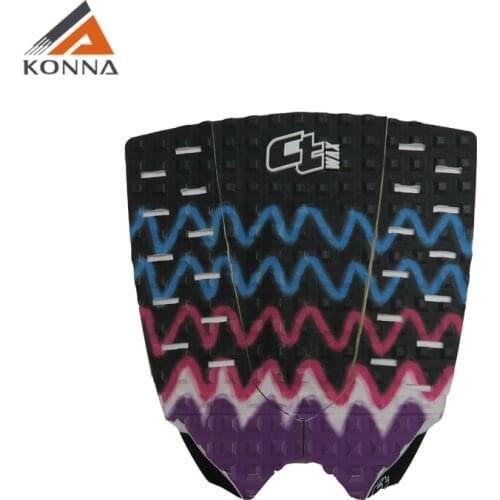 Colorful 3M Surfboard Traction Pad EVA Deck Pad Tail Pad For Surfing