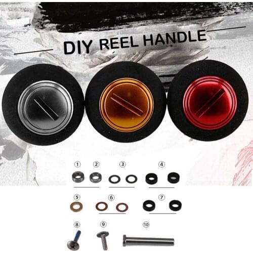 EVA Fishing Reel Rocker Knob Handle Grip for Spinning Drum Bait Casting Wheel Crank Handle Knob DIY Fishing Tackle Accessories