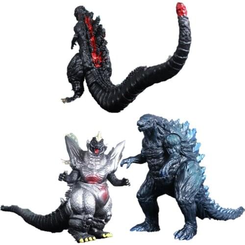 Bandai Anime Figure Gojiras Godzillas Version Garage Kit Large Dinosaur Monster Movable Anime Action Figures Model Ornament Toys
