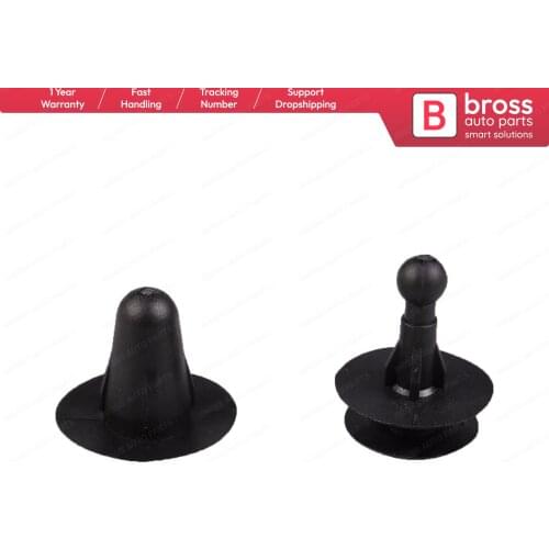 10 Pieces Door Panel Retainer; Black Colour for Isuzu: 8942264920; Mazda: 9927-40-825; Toyota: 67771-01010, 67771-12010