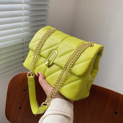 Brand Design Embroidery Thread Chain Purses Shoulder Crossbody Bag Women HandBags 2021 New Messenger Bags Travel Totes Qualited