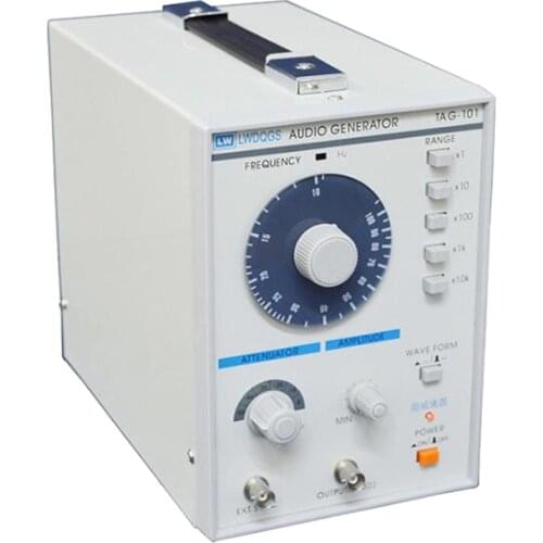 AC 100-240V TAG-101 Low Frequency Audio Signal Generator Signal Source 10Hz-1MHz Y