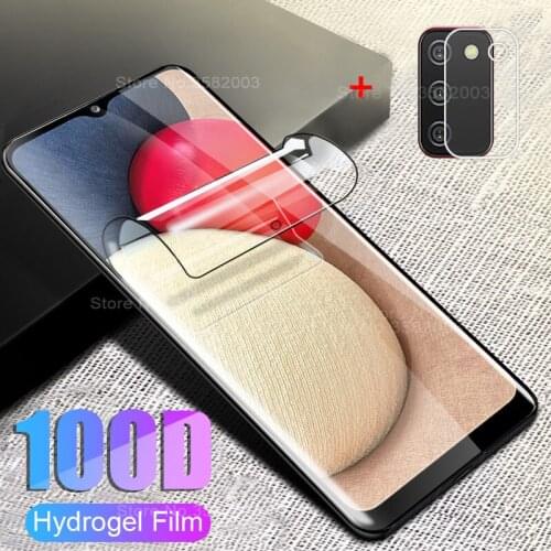 Hydrogel Film For Samsung Galaxy A02S Screen + Camera Film Protector For samsung a02 S a 02 s 6.5'' sklo screen Lens film