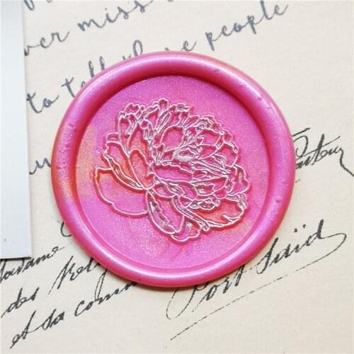 Camellia seal wax stamp plant leaf Retro Wood Stamp flower Sealing Wax Seal Stamp Wedding Decorative sealing Stamp wax seals